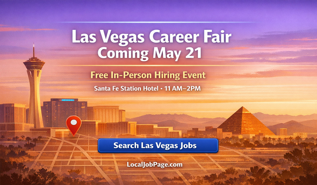 Las Vegas Job Fairs: 1 Free Hiring Event Coming Up in May 2026